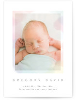 Rainbow filter Grand Birth Announcements