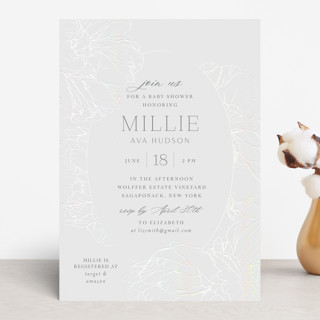 Timeless Gloss-Press® Baby Shower Invitations