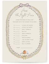 Woodland Magic Baby Shower Game Cards