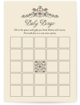 Garden Brick Gate Baby Shower Game Cards