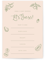 Locally Grown Baby Shower Baby Shower Game Cards