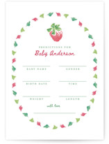 Someone Berry Special Baby Shower Game Cards