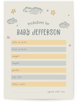 Twinkle Baby Shower Game Cards