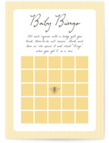 Soon to Bee Baby Shower Game Cards