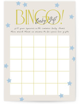 Bright Star Baby Shower Game Cards