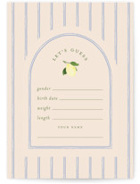 Limoncello Baby Shower Game Cards