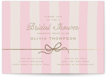 Macaron Box Foil-Pressed Bridal Shower Invitations