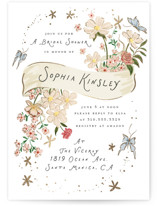 Foil-Pressed Bridal Shower Invitations