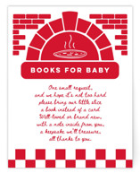 Special Delivery Pizza Baby Shower Insert Cards