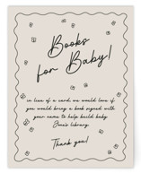Popcorn Baby Baby Shower Insert Cards