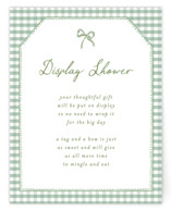 Lily Baby Shower Insert Cards