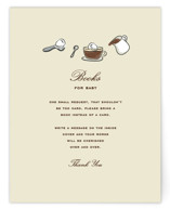 Espresso Baby Shower Insert Cards