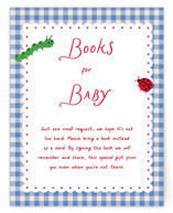 Love Bug Baby Shower Insert Cards