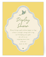 Whisper Baby Shower Insert Cards