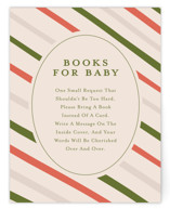 Peppermint Baby Shower Insert Cards