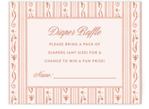 Watercolor Stork Baby Shower Invitation Baby Shower Insert Cards