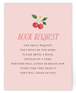 Cherry Sweet Baby Shower Insert Cards