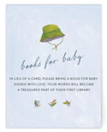 A Little Fisherman Is On The Way! Baby Shower Insert Cards