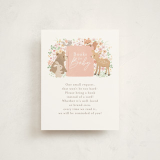 Banner announcement Baby Shower Insert Cards