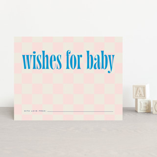Modern Stripes Baby Shower Insert Cards