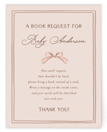 Tea Party Baby Shower Insert Cards