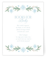 Winter Frame Baby Shower Insert Cards