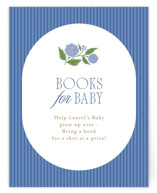 Hydrangea Pram Baby Shower Insert Cards