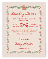 Merry Little Baby Shower Insert Cards