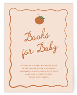 A Little Cutie Baby Shower Insert Cards