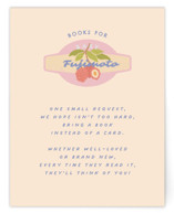 Fruit Stickers Baby Shower Insert Cards