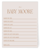 Baby Shower Insert Cards