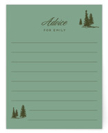 Winter Cabin Baby Shower Insert Cards