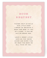 Holiday Greetings Baby Shower Insert Cards