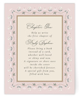 Petal & Pram Baby Shower Insert Cards