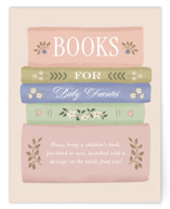 A New Chapter Baby Shower Insert Cards