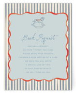 Vintage Horse Baby Shower Insert Cards