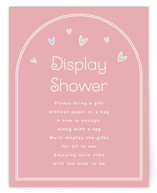 Little Sweetheart Baby Shower Insert Cards