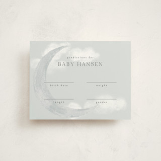 Moondust Baby Shower Insert Cards