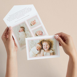 Cotton Candy All-in-One Birth Announcements