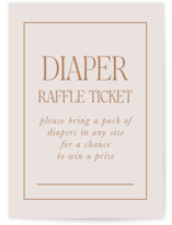 Mini Baby Shower Insert Cards