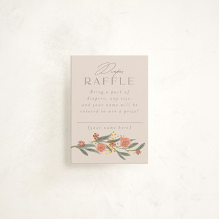 Elephant Garden Mini Baby Shower Insert Cards