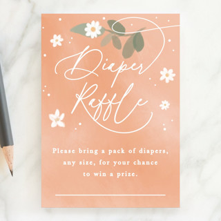 A little cutie Mini Baby Shower Insert Cards