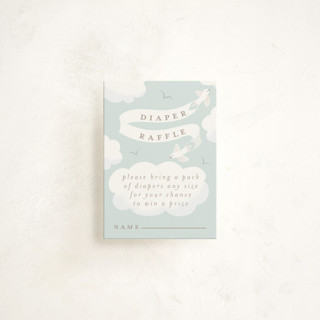 Little Sailboat Mini Baby Shower Insert Cards