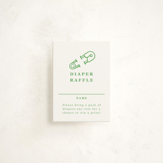 Stork Crest Mini Baby Shower Insert Cards