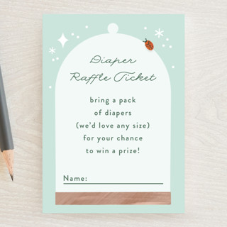 Little Terrarium Mini Baby Shower Insert Cards
