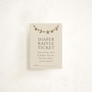 Night Sky Garland Mini Baby Shower Insert Cards