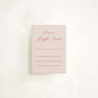 Romantic Roses Mini Baby Shower Insert Cards