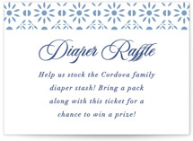 Talavera Tiles Mini Baby Shower Insert Cards