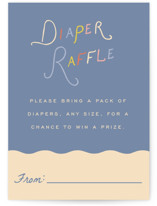 On the way Mini Baby Shower Insert Cards