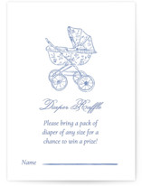 Baby pram Mini Baby Shower Insert Cards